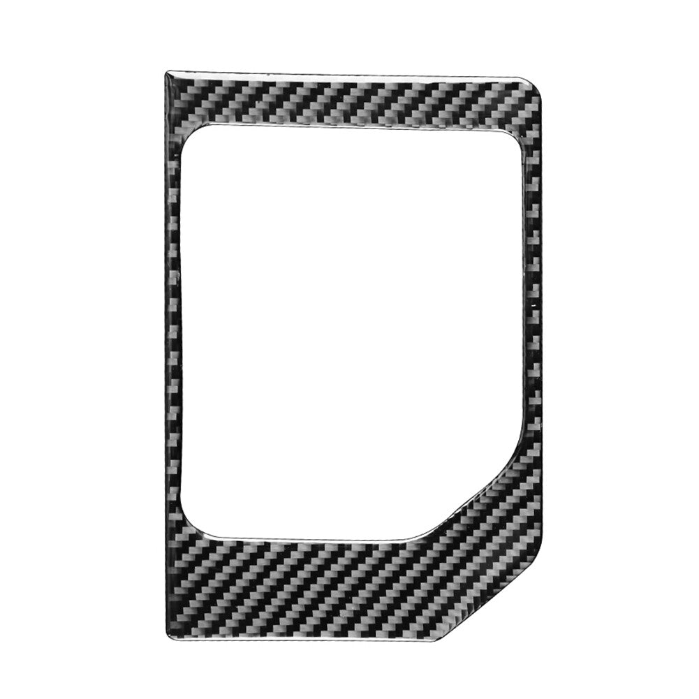Carbon Fiber Inner Gear Shift Panel Cover Trim Black for Toyota Tundra 2014-2021