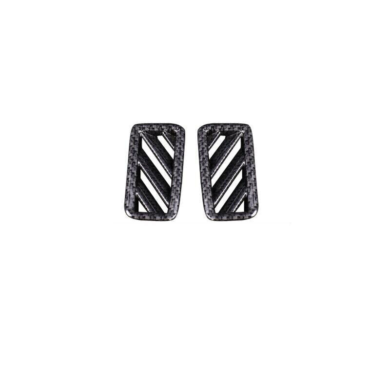 for Volkswagen Atlas 2018-23 Carbon Fiber Dashboard Side Vent Overlay Cover 2PCS