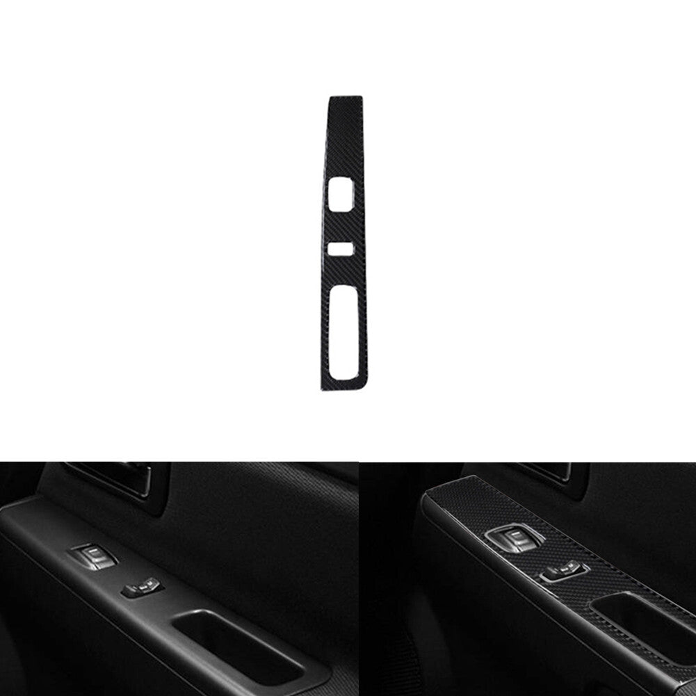 Carbon Fiber Passenger Door Control Cover Trim For Colorado 2004-12/ for Canyon 05-12