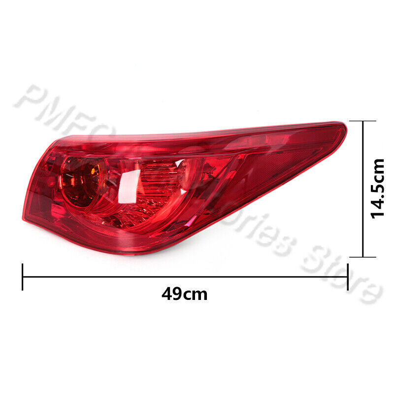 Left Rear Tail Light Outer Lamp Driver Side For 2014-2017 for Infiniti Q50/Q50s