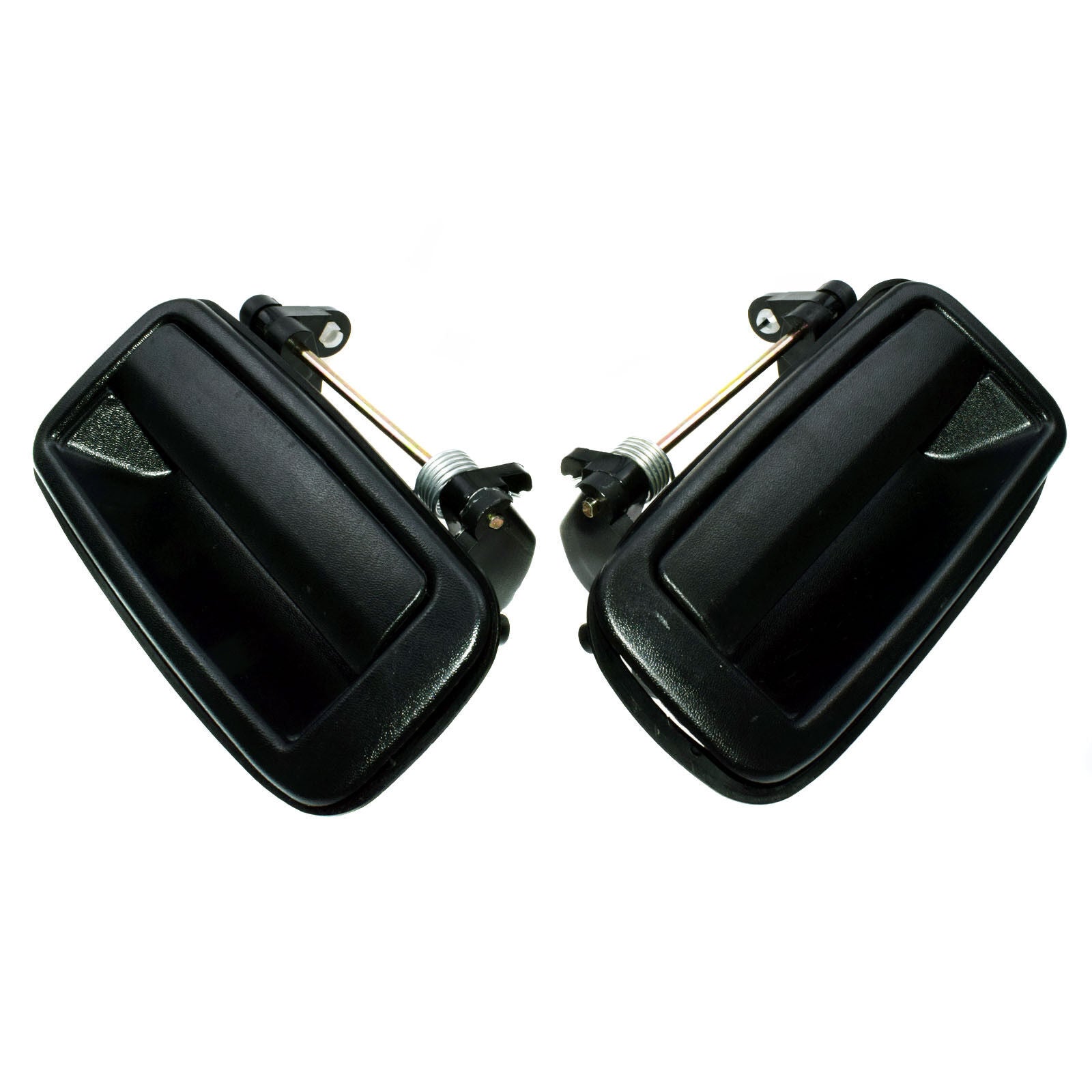 for Toyota for Corolla 88-92 Pair Outside outer Door Handle Rear Left Right Black