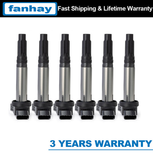 6x 90919-A2002 90919-A2007 ignition coils suitable for LEXUS EVORA, for Toyota for AVALON , and for CAMRY .