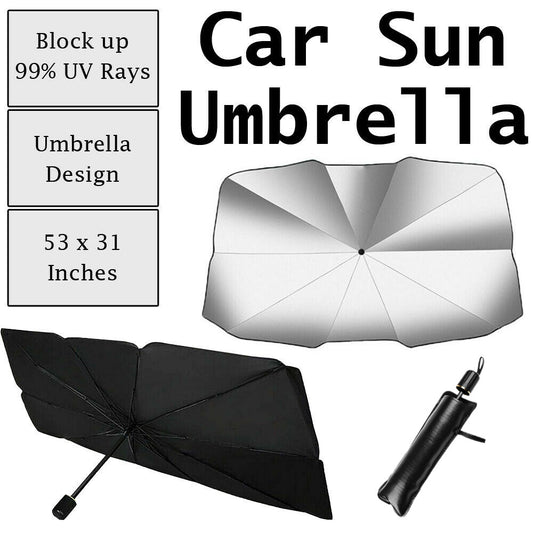 for Chevy SUV Car Windshield Umbrella Sun Shade Foldable Window Cover Visor