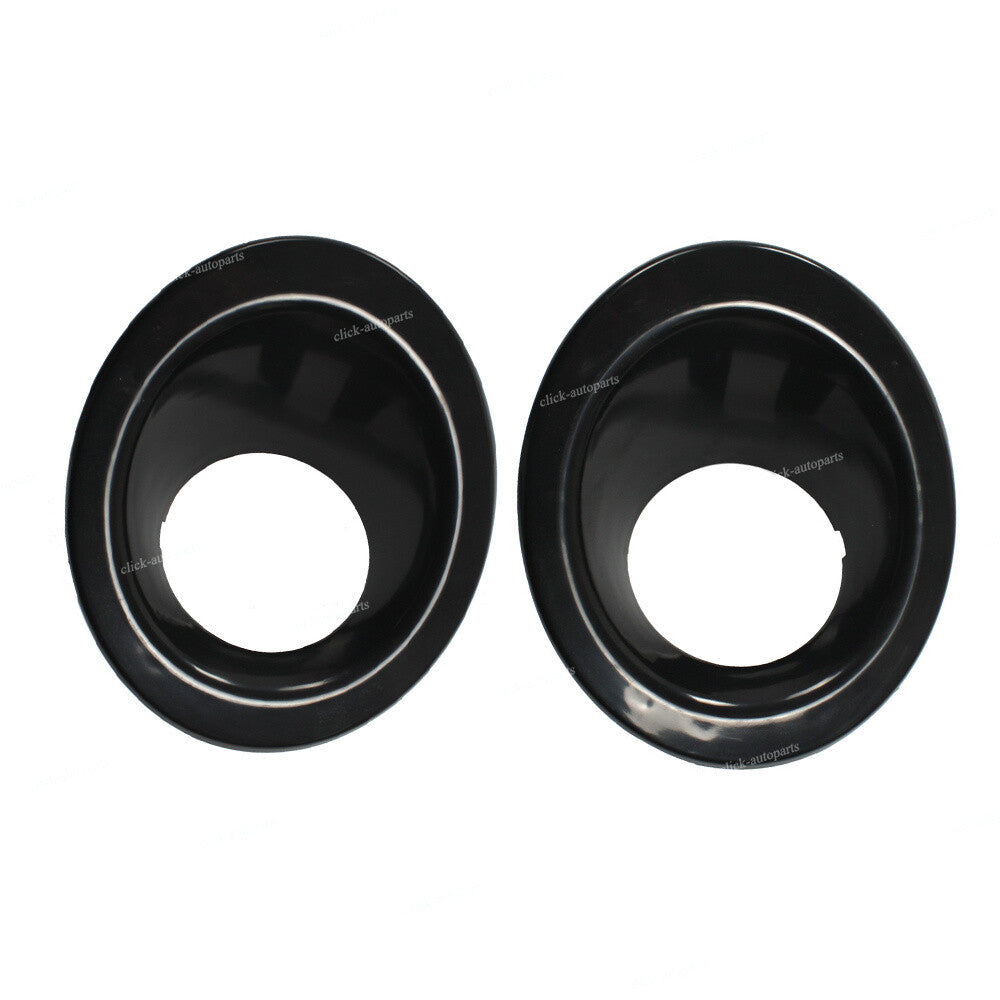 2Pcs Front Bumper Fog Light Bezel Unpainted for Land Rover LR2 2008-2013 LH + RH