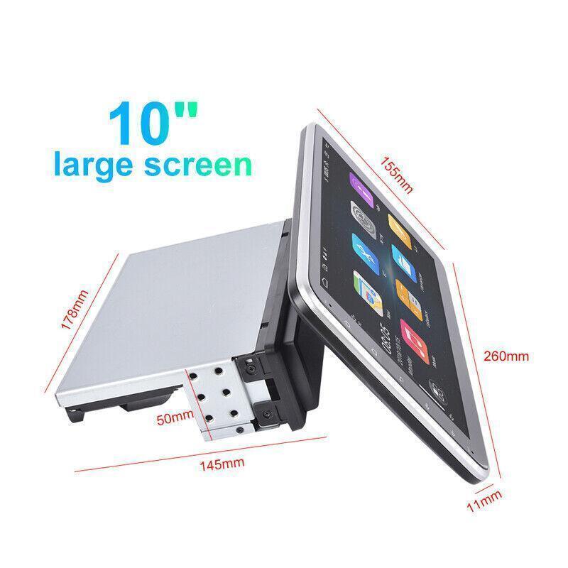 10 2.5D Car Android 10.0 1DIN Quad Core Bluetooth HD Multimedia Player GPS WIFI