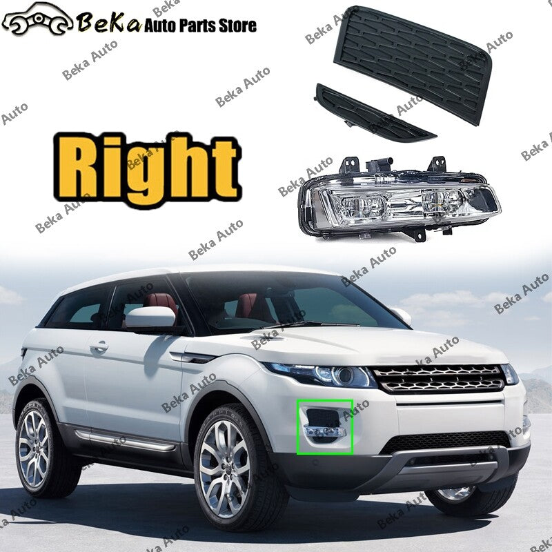 for Land Rover for Range Rover Evoque 2011-2015 LED Fog Light+Fog Lamp Cover Right