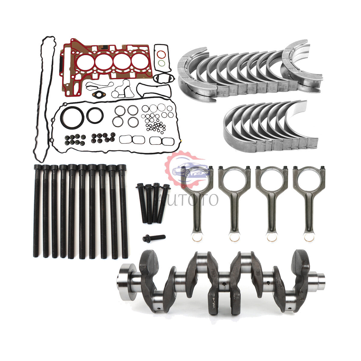 Cylinder Head Gasket Set Crankshaft 11217640165 Connecting Rod for BMW F25 F30