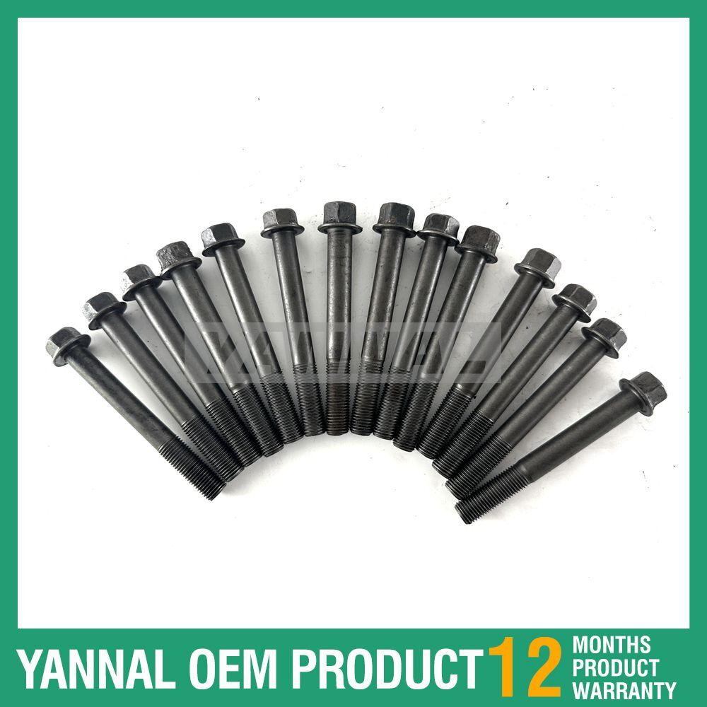 14-piece head bolt kit for Yanmar 3TNV88 diesel engine