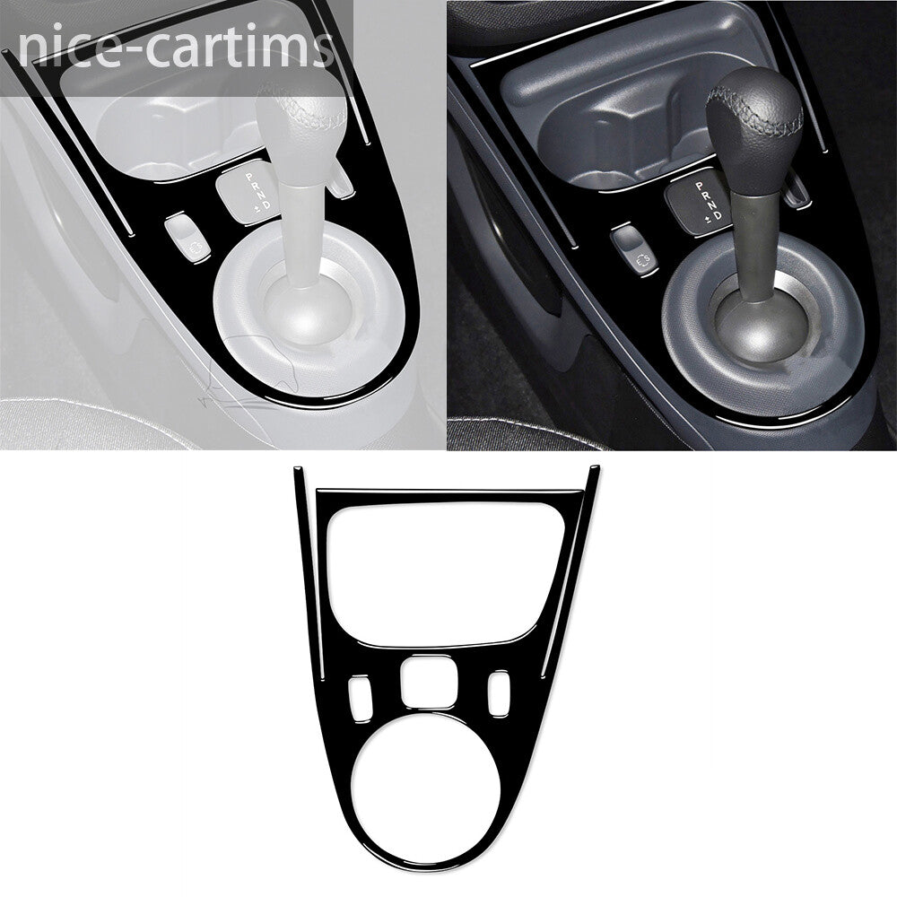 Gloss Black Central Control Gear Shift Panel Cover for Mercedes-Benz for Smart 2016+