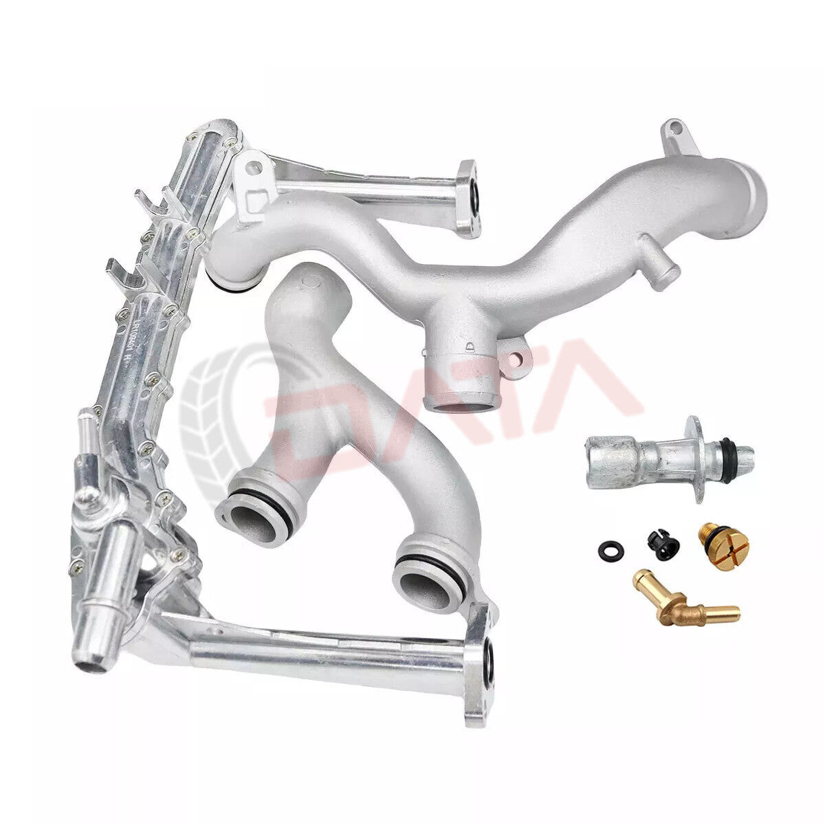 Upgraded Aluminum Coolant Water Pipe Kit for 14-19 for Land Rover for Range Rover 3.0 SC