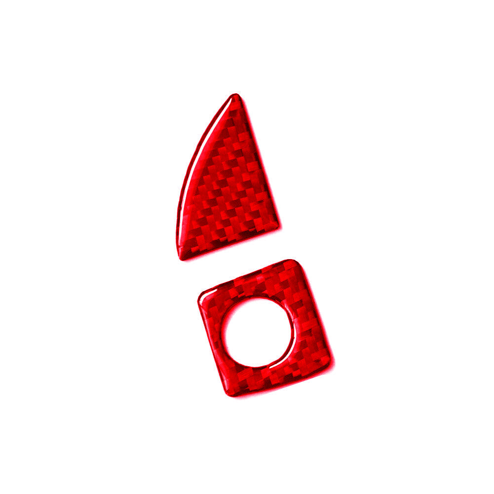 Red for Lexus IS250-350 2006-2012 Carbon Fiber Inner Glove Box Handle Cover Trim