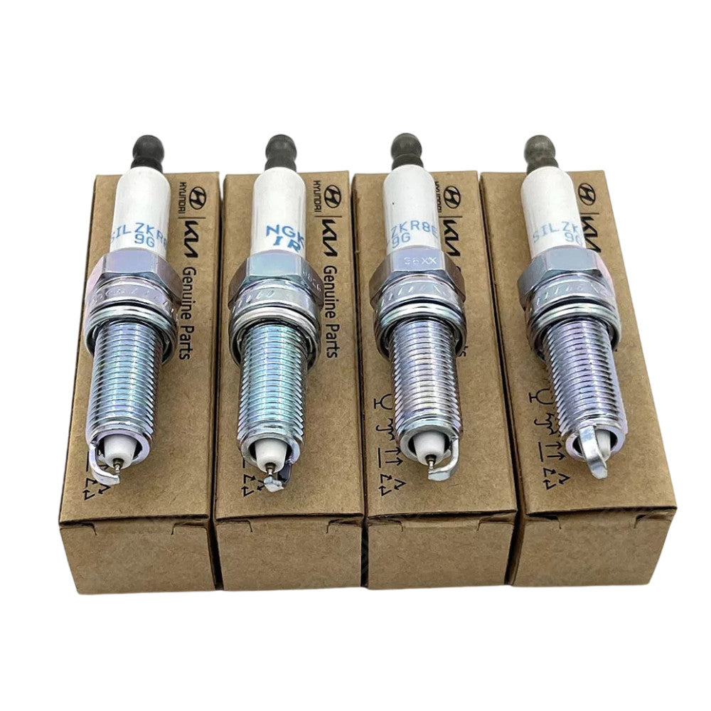 Spark Plugs 4PCS For 11-19 Santa Fe Sport Sonata 2.0L Turbo / 2.4L Hybrid