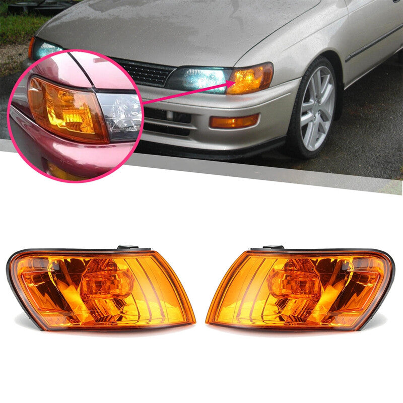 Pair Front Corner Lamp for Toyota for Corolla AE100 E100 AE101 1993 1994 1995-1997