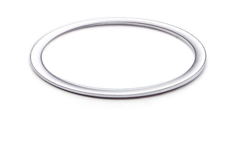 Fit for Mazda CX-5 2017-2021 Matte Silver Inner Steering Wheel Horn Ring Trim 1X
