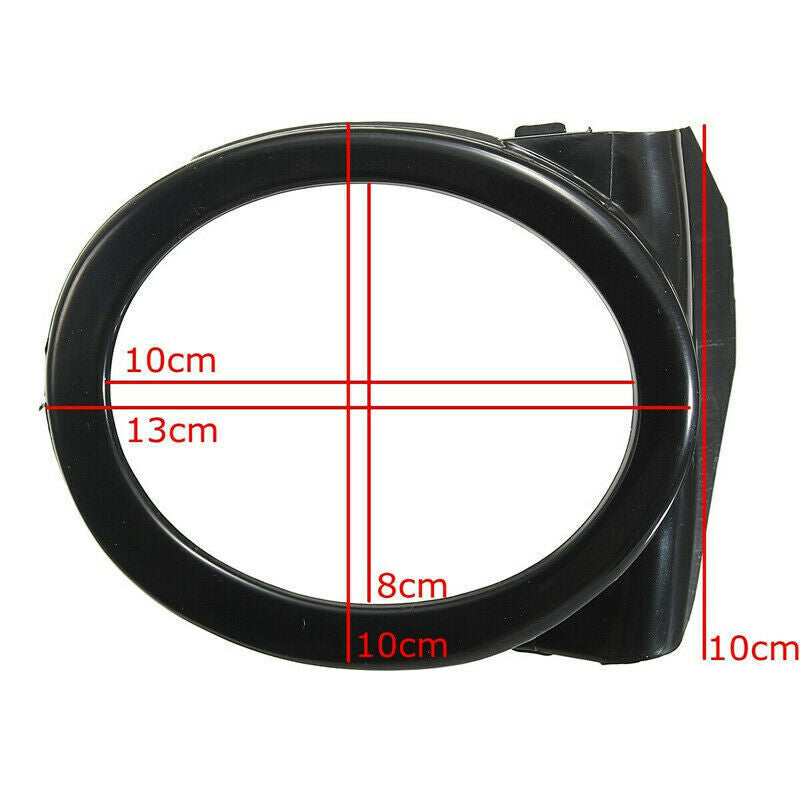 2¡Á F¨¹r for BMW E46 M3 Stil 2001-2006 Nebelscheinwerfer Blende Abdeckung Rahmen L+R