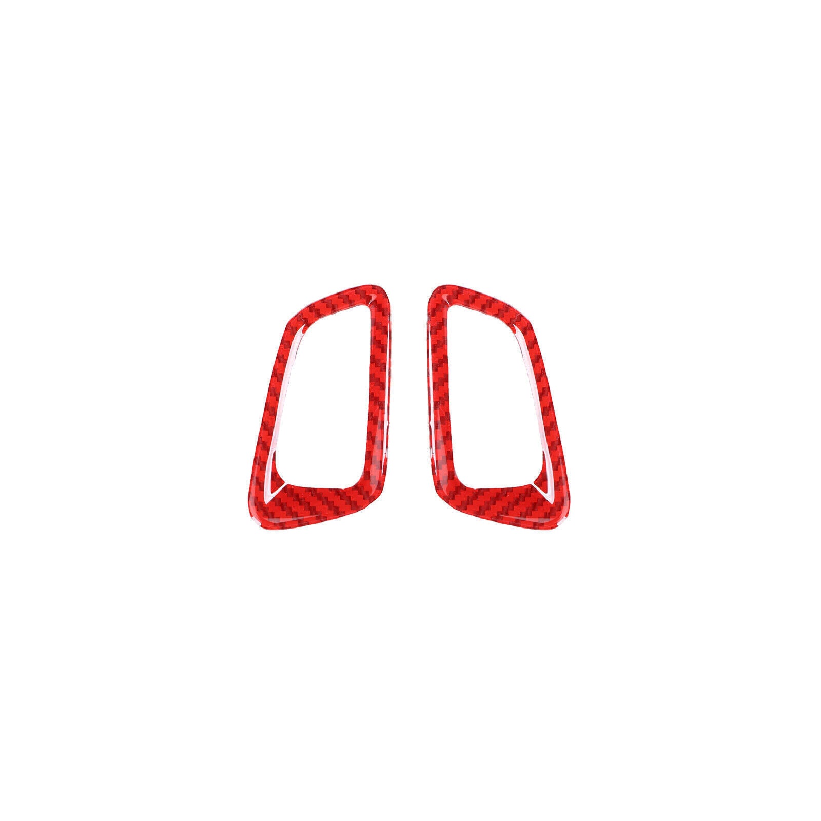 Instrument LR Air Outlet Vent Trim for Nissan Sentra 2020-2022 Red Carbon Fiber