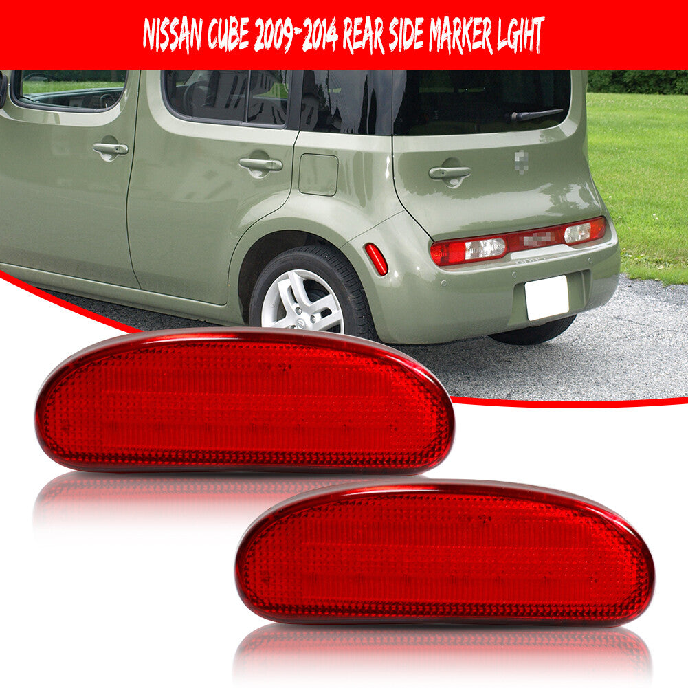 Red lens Reear Fender side marker light for 2009-2014 for NISSAN CUBE 26190-1FC0A