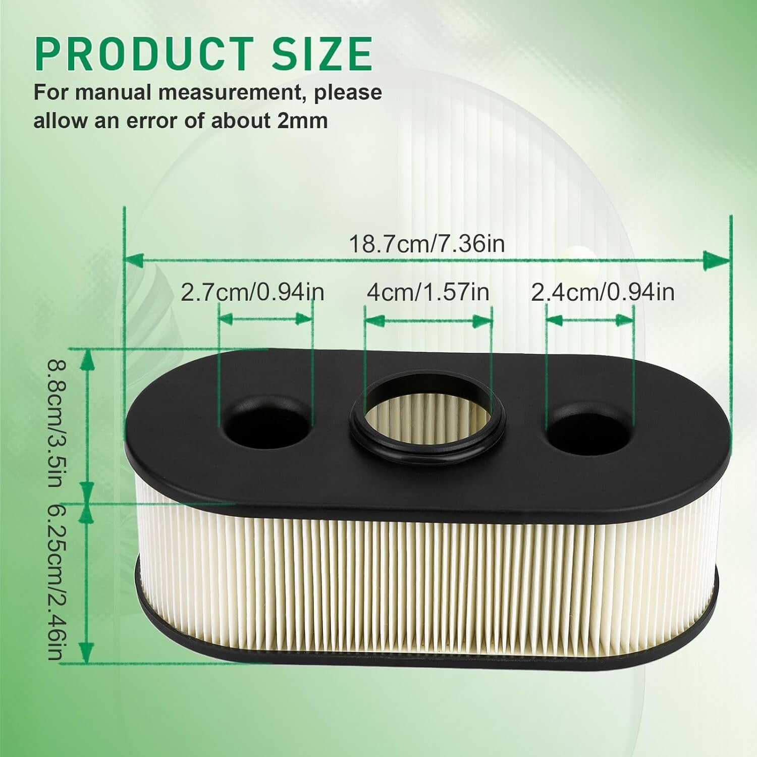 Air Filter for Kawasaki FH381V FH430V FH480V FH541V 4 Stroke 13 15 HP Engines