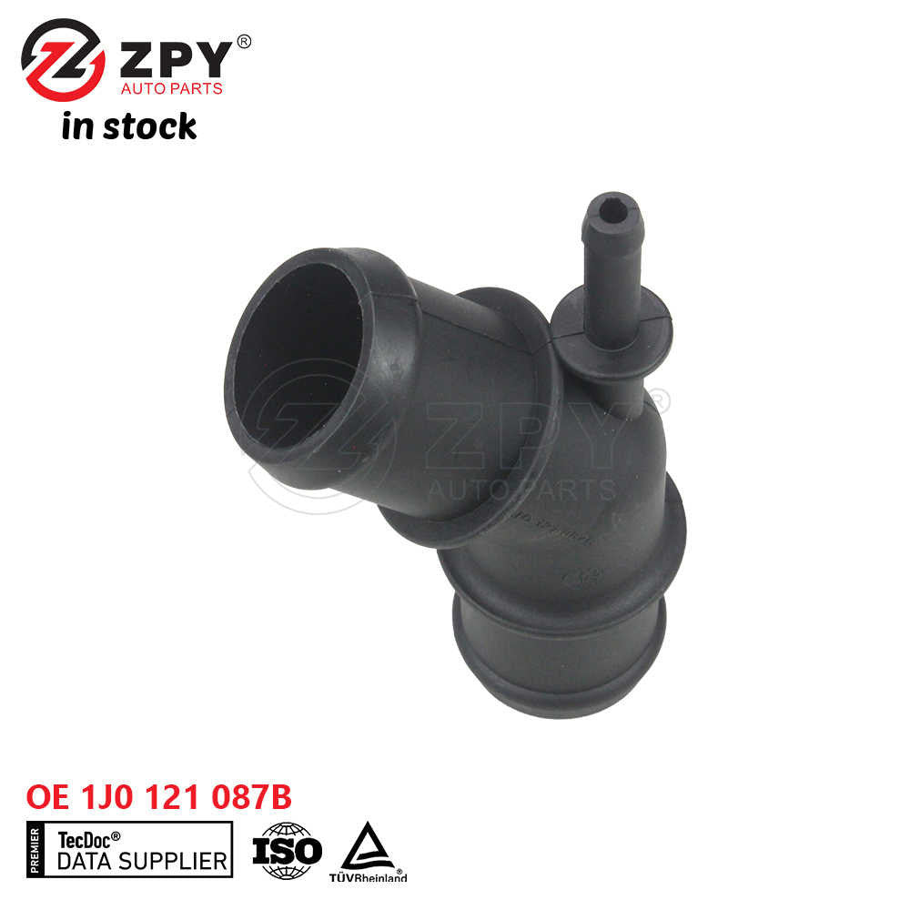 ZPY for VW for Jetta for Passat Beetle EOS Radiator Coolant Hose Connector 1J0121087B