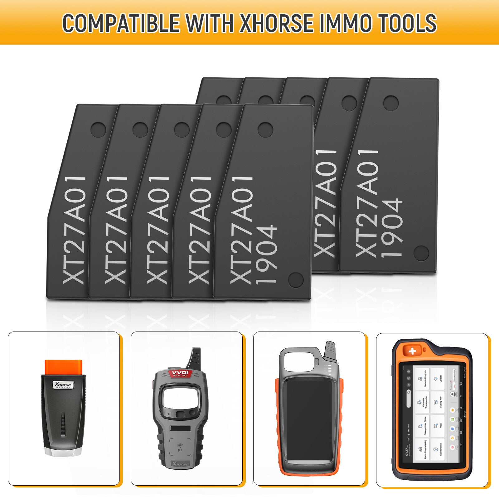 50¡Á Super Chip Transponder XT27A for VVDI2/ VVDI KEY TOOLS MAX/ VVDI for MINI