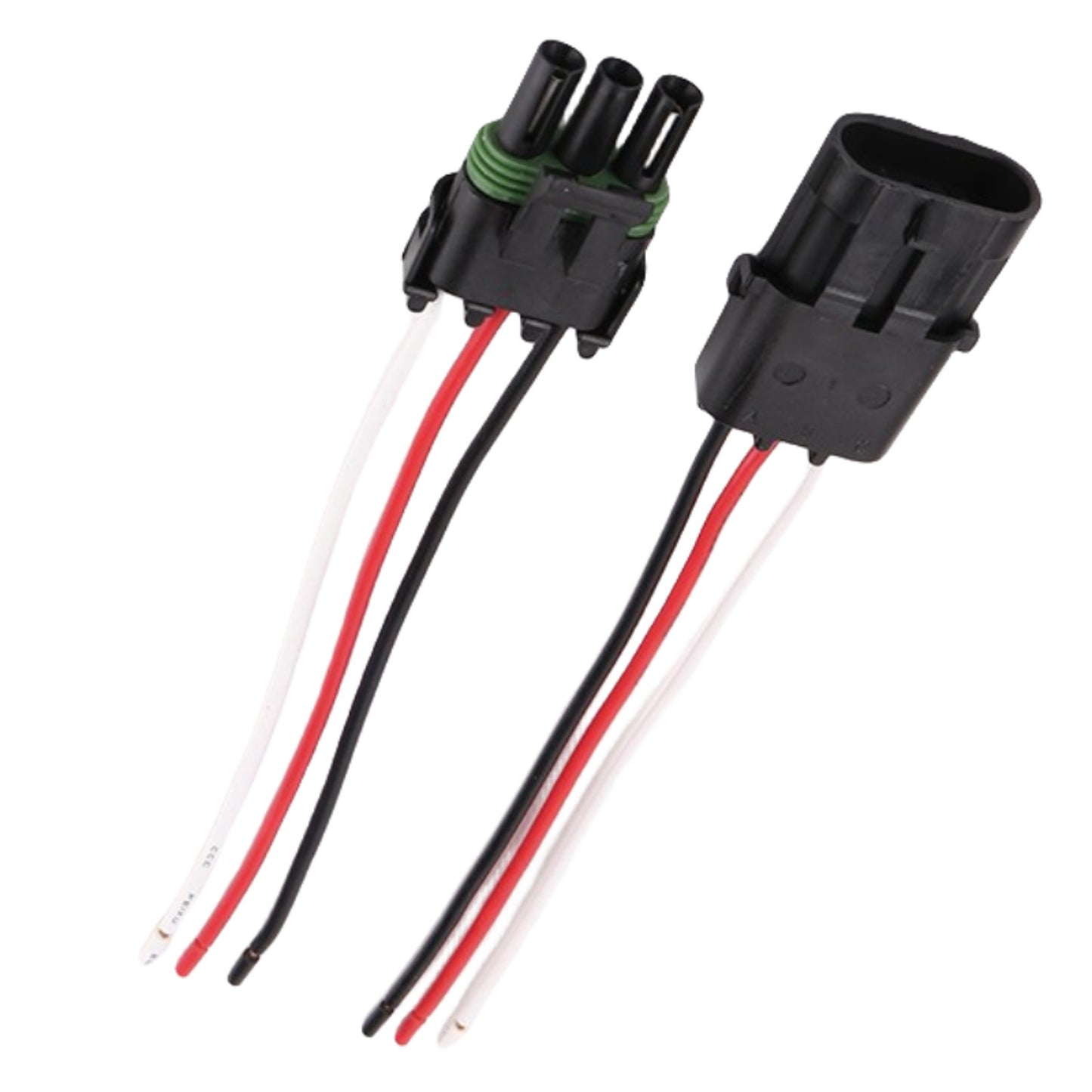 5Pair OLS 3-Wire Weather Pack Connector Kit Assembled with 6 16 AWG Wires