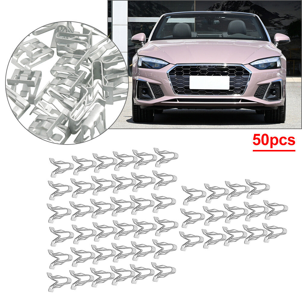Instrument Panel Dashboard Retainer Fasteners Clips Moulding Trim 50PCS