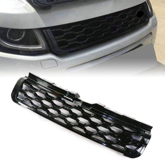 Fron tLower Bumper Mesh Grille Grill for Range Rover Evoque 2010-2018 Black ABS