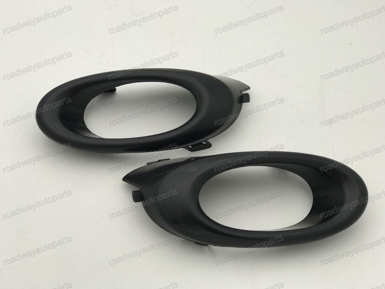 1Pair Black Front Fog Light Trim Cover Bezel Fit for Honda for Civic Sedan 2013-2015