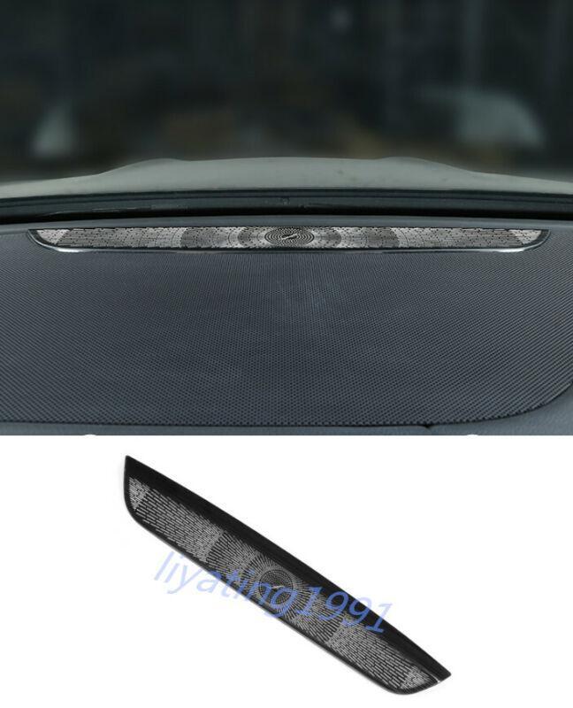 Black titanium alloy dashboard air vent socket cover trim for Mercedes-Benz GLS X167 2020 2021