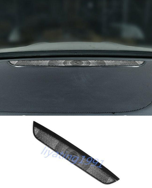 Black titanium alloy dashboard air vent socket cover trim for Mercedes-Benz GLS X167 2020 2021