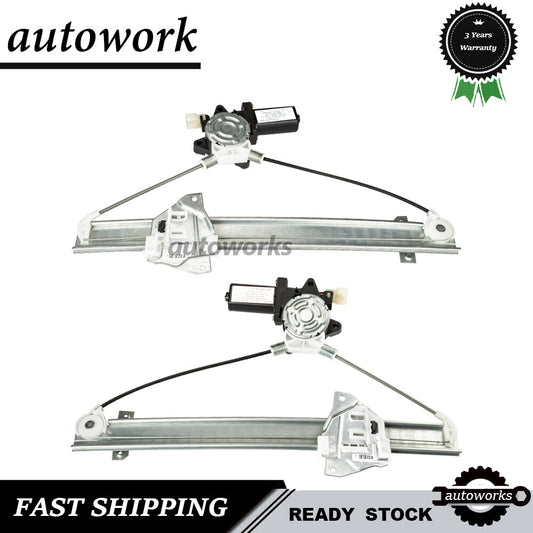 2PCS Left+Right Rear Power Window Regulator Motor for Mitsubishi Montero 1992-00