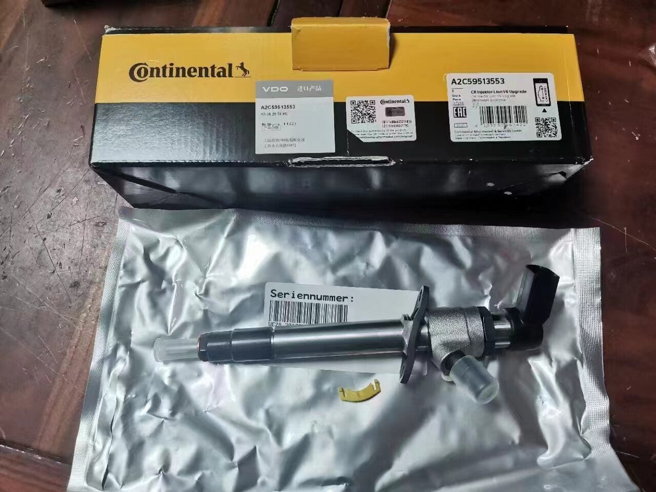 1X for Land Rover DISCOVERY 3 2.7 140KW 190 Fuel Injector 5WS40252 A2C59513553