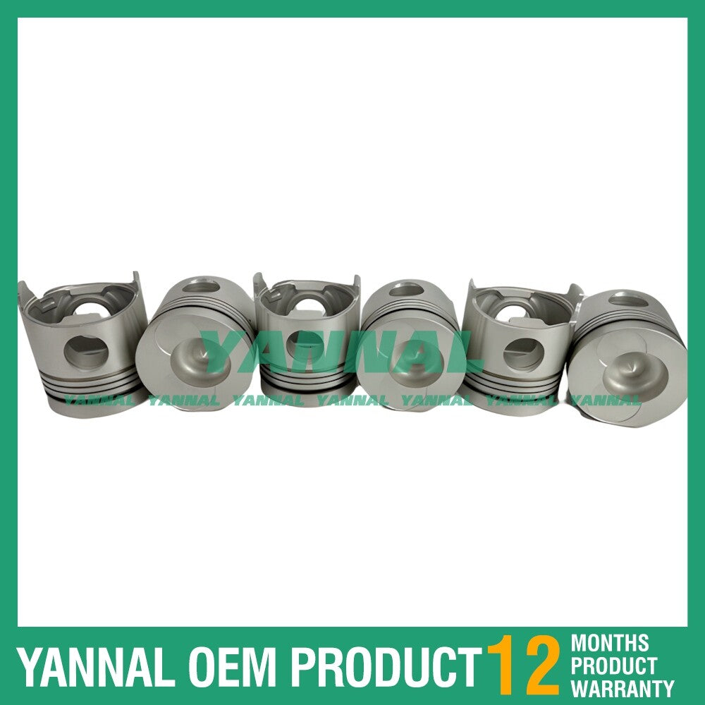 6X 13216-1370 piston std size 124 mm suitable for Hino EM100 diesel engine