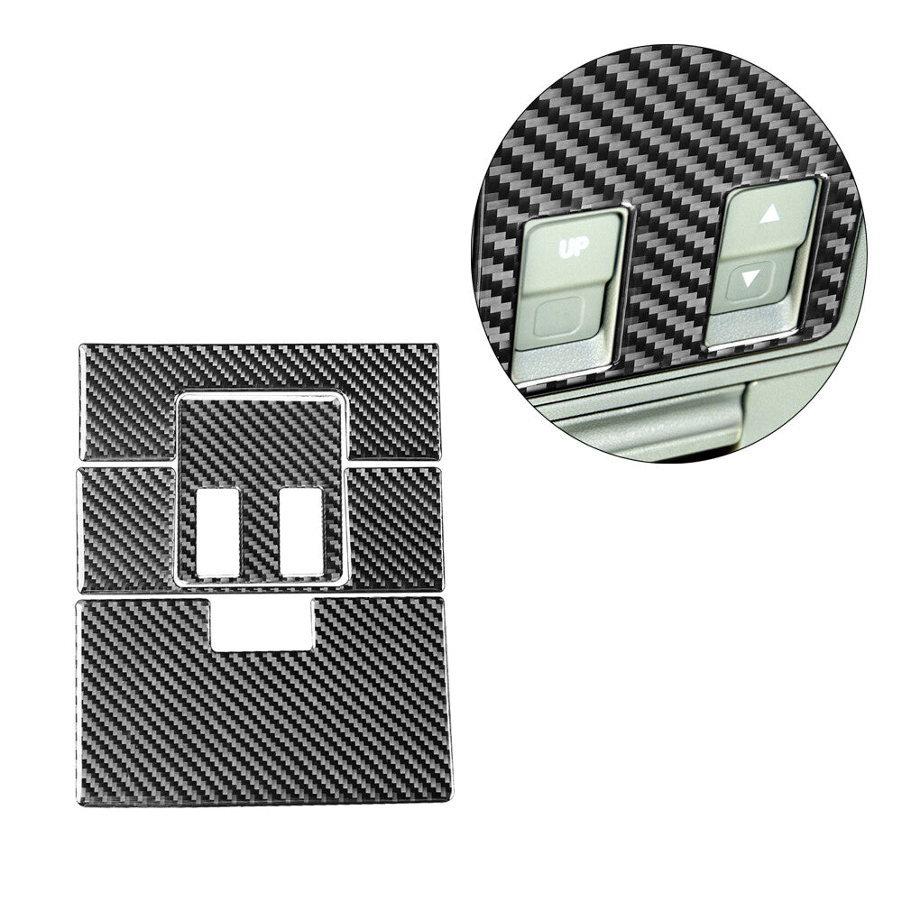 Carbon Fiber Interior Reading Light Panel Cover Trim for Toyota Tundra 2014-2018