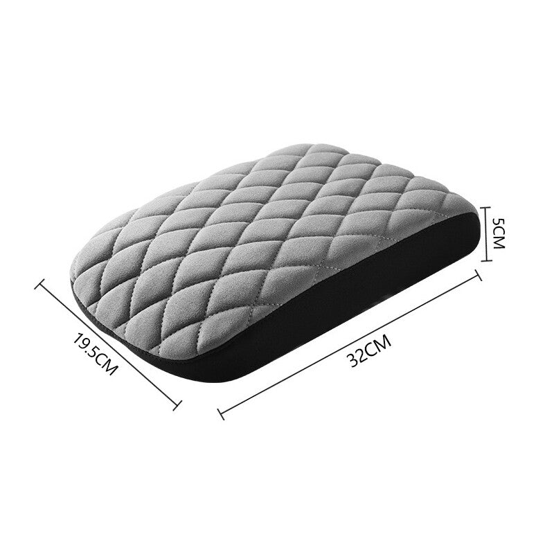 1-Piece Car Armrest Cushion Cover, Center Console Memory Foam Box Pad Protective Kit