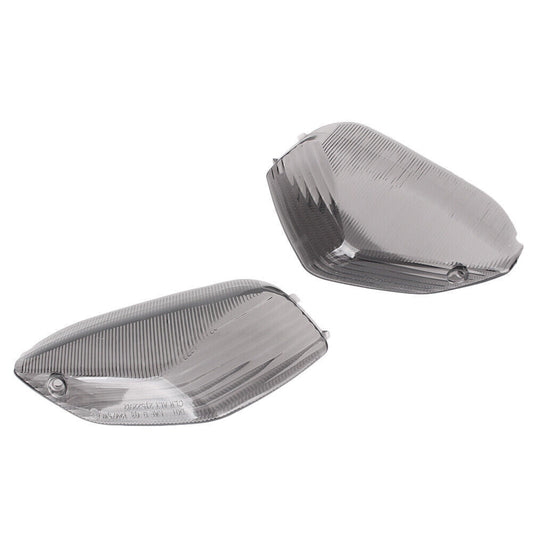 for KAWASAKI ZX-14R 2006-10 ZX-10R 2006-07 2x Smoke Rear Turn Signal Light Lens