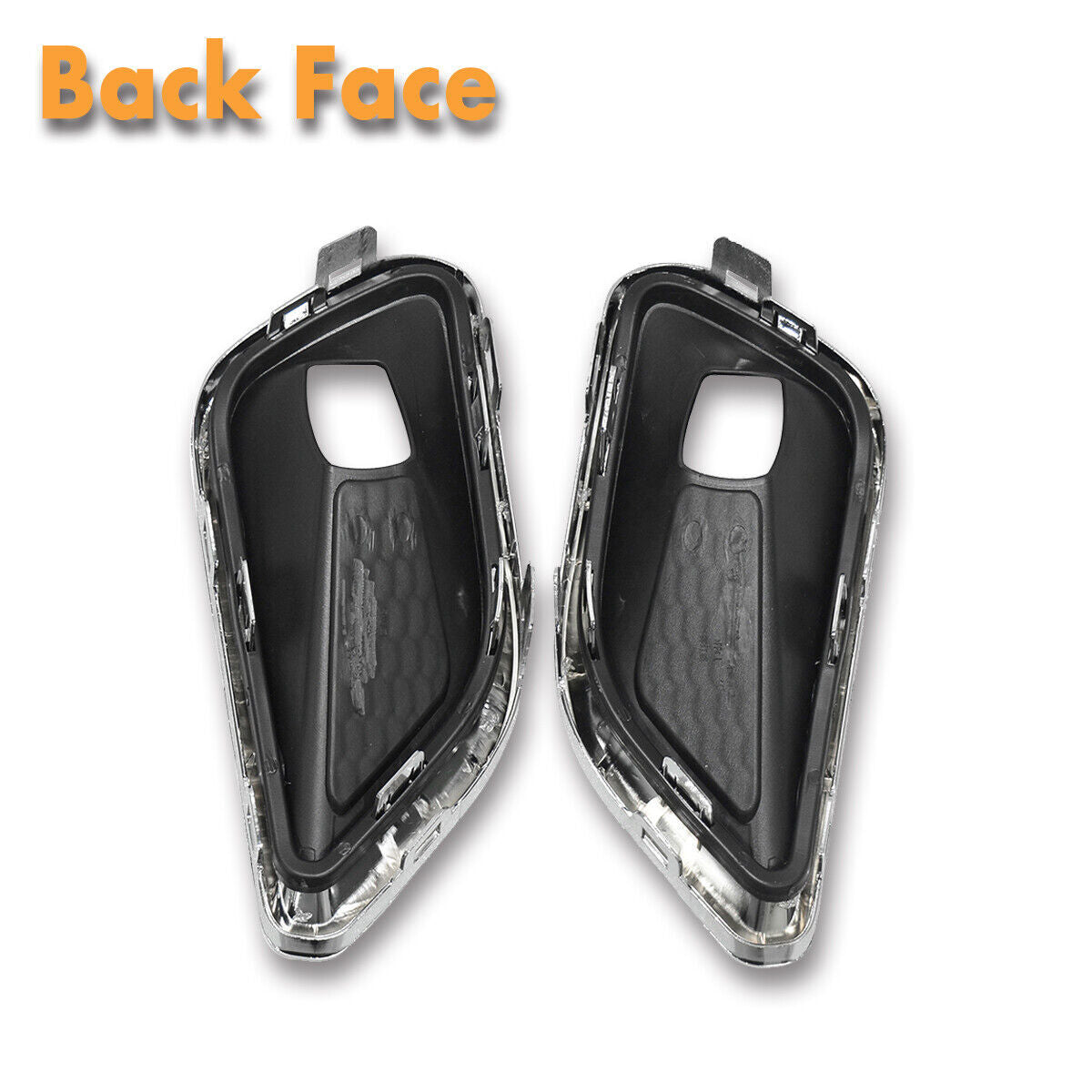 for Jeep Cherokee 2019-2020 Front Bumper Fog Lamp Light Cover Bezel Right+Left