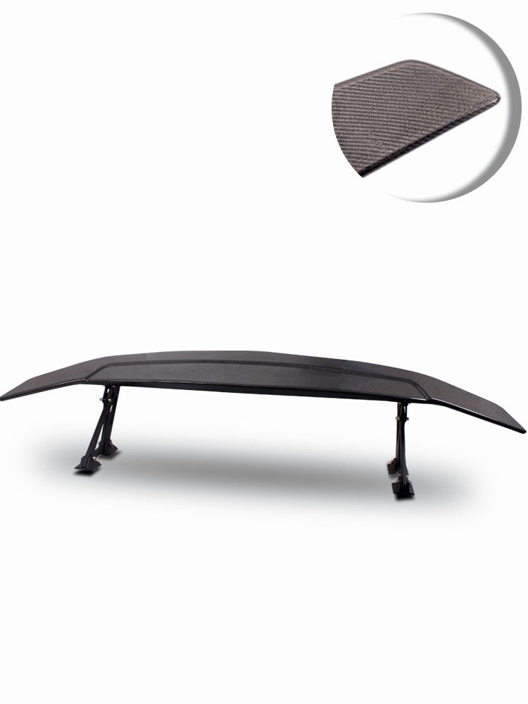 53 Real Carbon Fiber Spoilers Wings Universal Adjustable Rear Spoiler