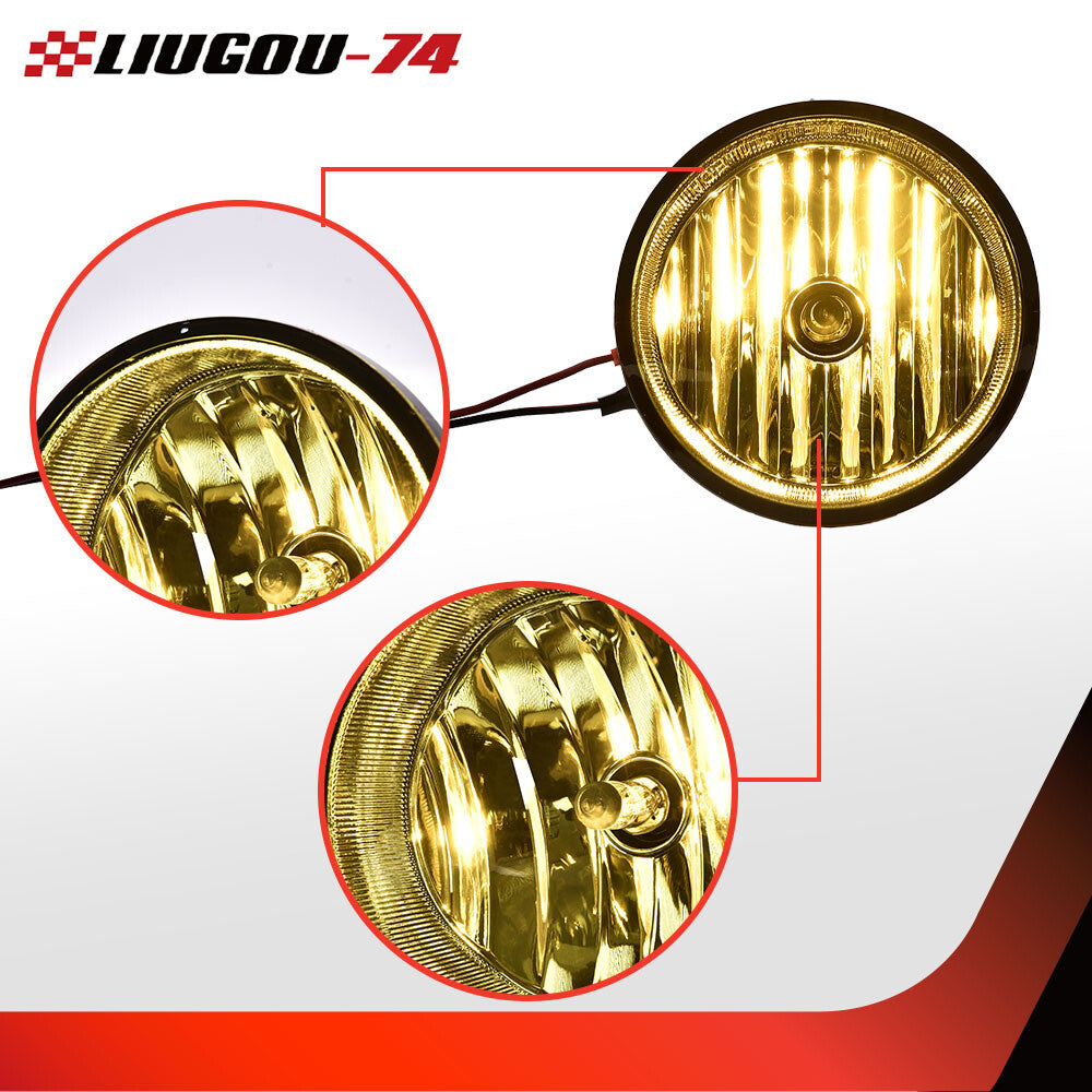 A pair of front bumper fog light switch bulbs suitable for 2005-2011 for Toyota Tacoma.