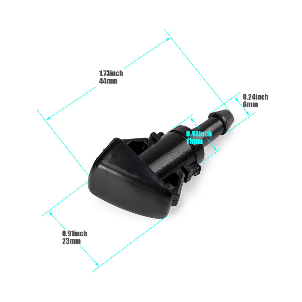 5113049AA WINDSHIELD WASHER FLUID NOZZLE for DODGE for RAM 1500 2500 3500 2011-2017