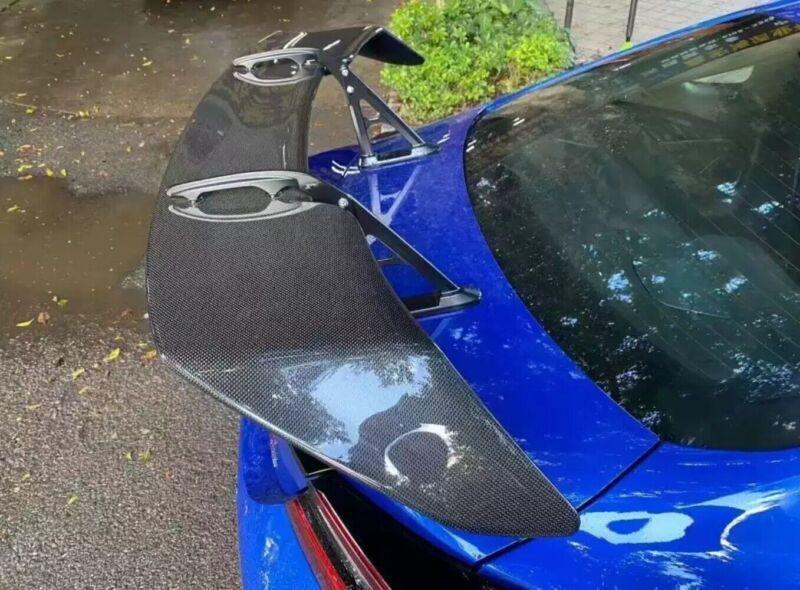 Swan Neck STI Style Carbon Fiber Spoiler for Subaru GR86 2021-2024