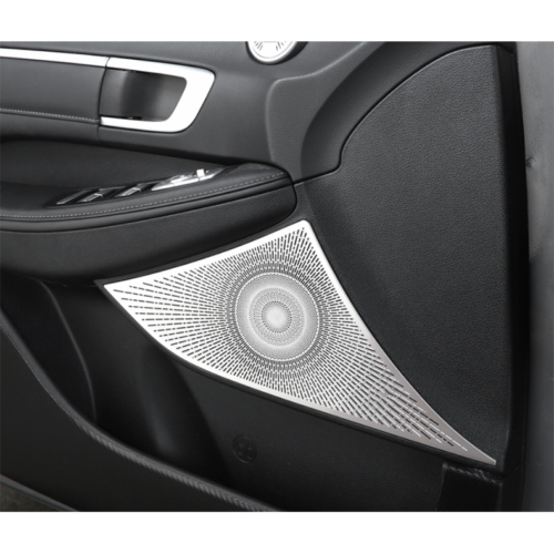 for Hyundai Sonata 2020-2023 Matte Silver Inner Door Speaker Horn Cover Trim 4P