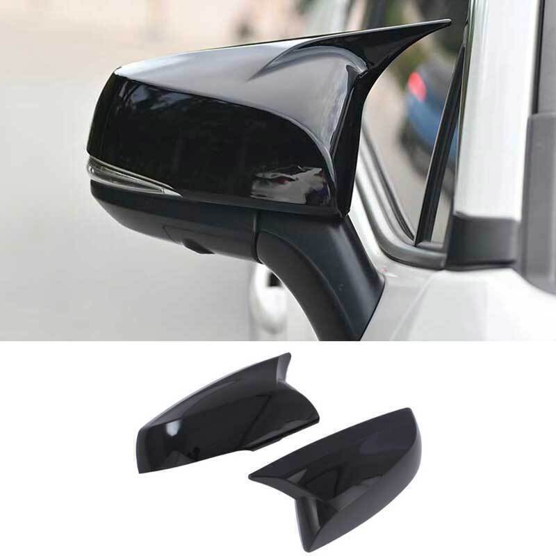for Toyota for Corolla Cross 22-2024 2P Black Horn Side Rear View Mirror Cover Trim