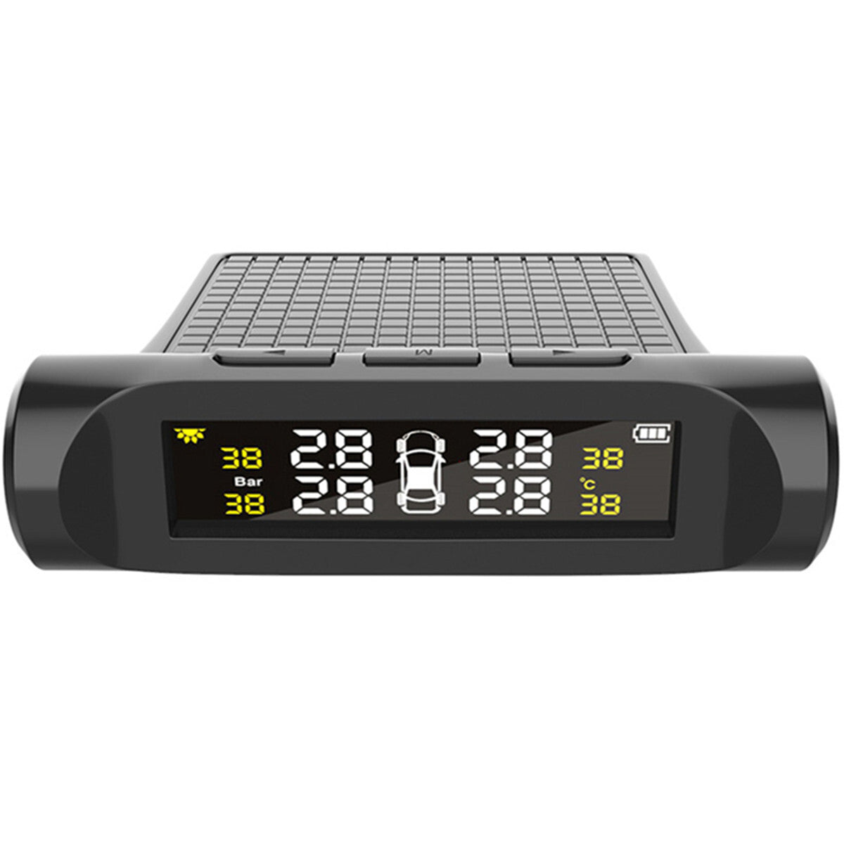 Wireless Car TPMS LCD Tire Pressure Monitoring System With 4 External Sensors
