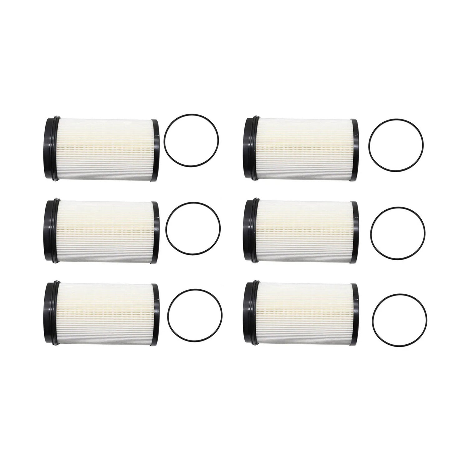 6PCS R61709 FS20176 Fuel Filter Element Diesel Engine For DD13 DD15 DD16
