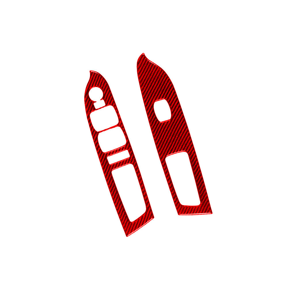 Front Window Button Trim Cover for Chevrolet Colorado / for GMC for Canyon 2015-2022 Red