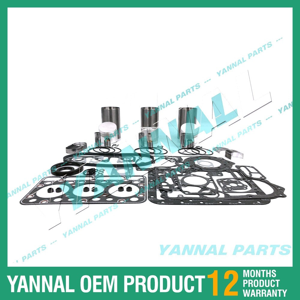 D1301 Overhaul and Reconstruction Kit with Shims and Bearings for Kubota Diesel Engines