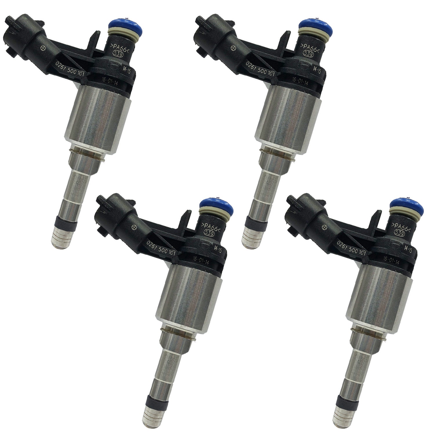 Set of 4 pcs GDI Fuel Injectors FJ1146 for 2012-2015 for Kia Rio Soul 1.6L