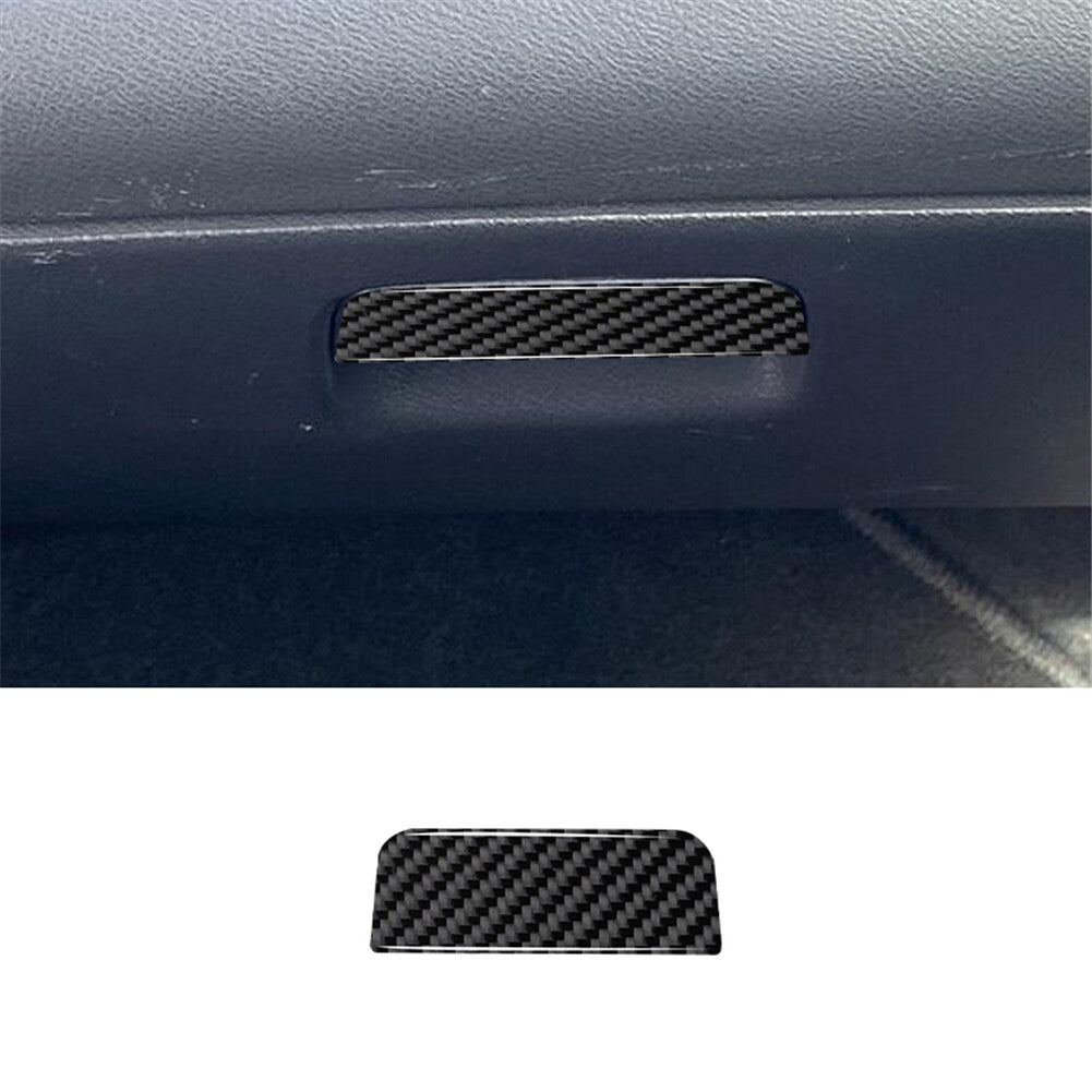 Carbon Fiber Passenger Glove Box Switch Cover Trim for Honda for Civic Si 2002-2005