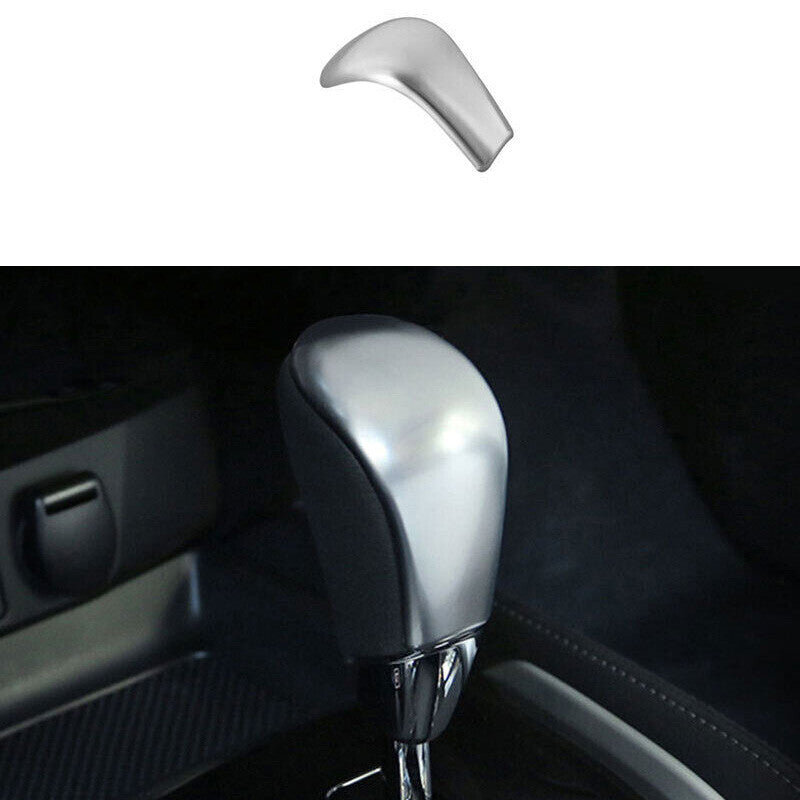 for Nissan Murano 2015-2021 ABS Silver Central Console Gear Shift Knob Trim 1PCS